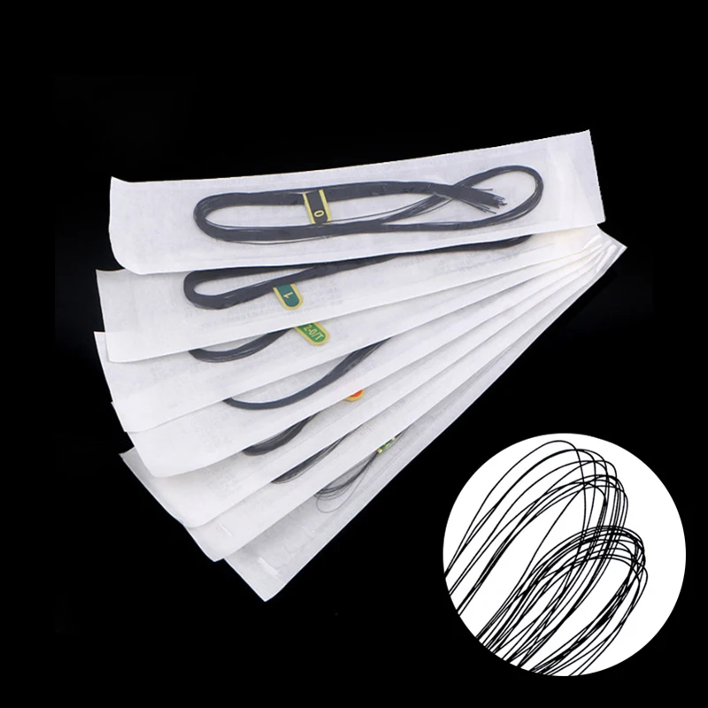 10Pcs Dental Sutures Veterinary Practice Suture Kit With Thread Surgical Simulation Material Surgeon Suture Needle Stitches