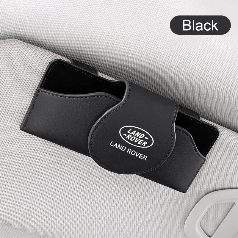 Car Glasses Case Sunglasses Storage Box Clip For Land Rover Sport Range Rover Velar Freelander Defender Evoque Auto Accessories