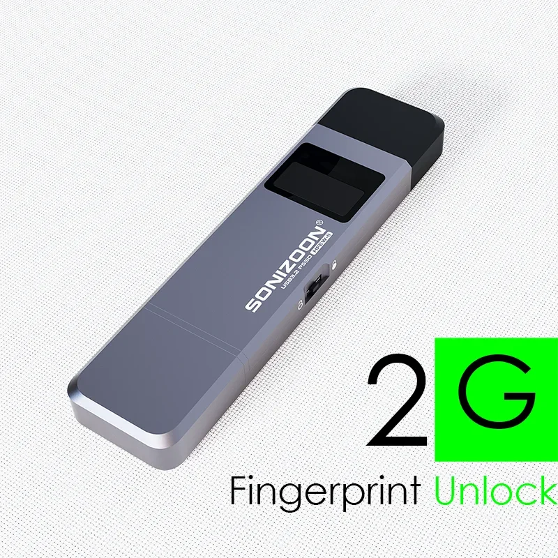 Imagem -03 - Fingerprint Encryption Solid State Usb Flash Drive Capacidade de Armazenamento para Ultimate Data Privacy 1tb