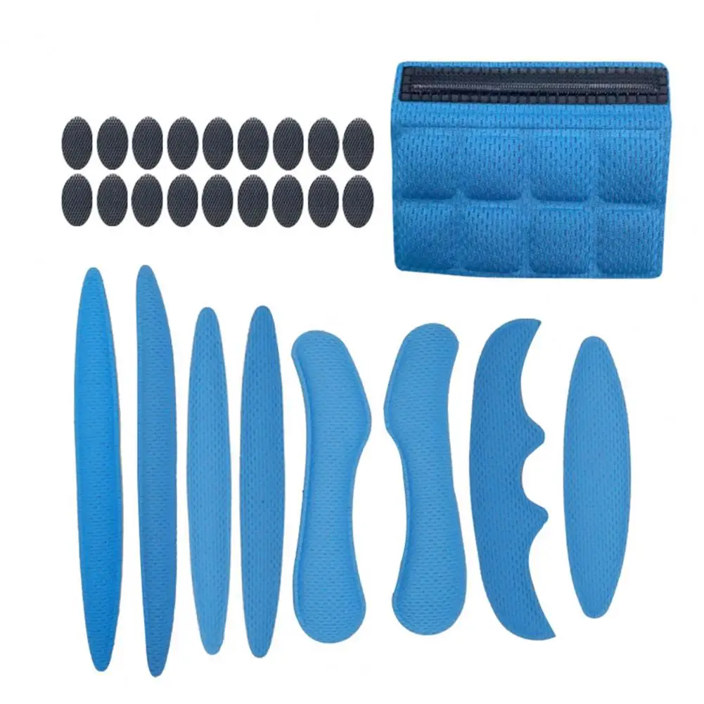 Quick Drying Helmet Liners 27pcs Cycling Helmet Padding Kit Breathable Washable Sponge Cushion Set Shock Absorbing for Mountain