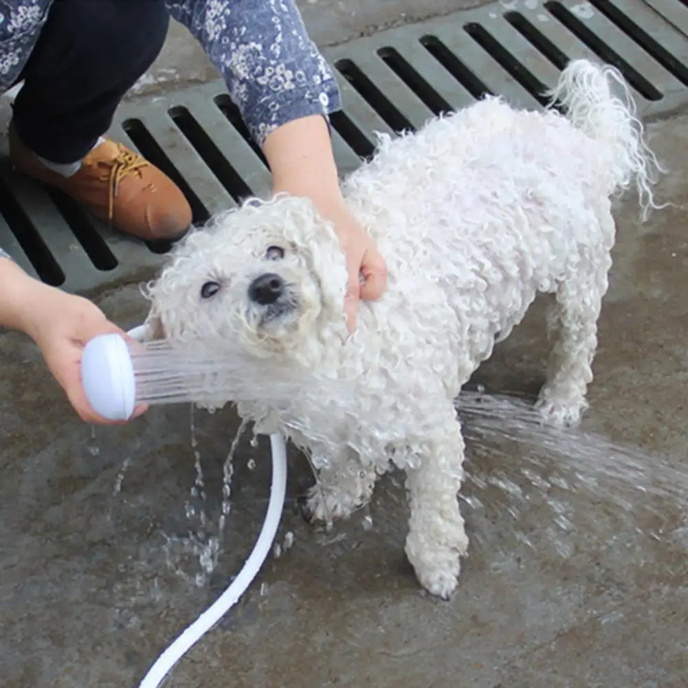 Pet Shower  Useful Flexible Easy Installation  Pet Cat Dog Shower Head Bathing Tool Home Supplies