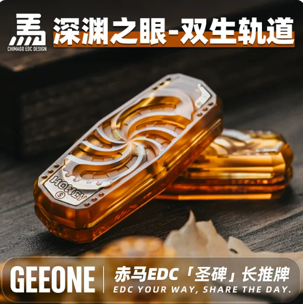 Mechanical Long Push Slider CHIMAGO Stele EDC Anti Stress Juguete Para ADHD Adultos Portable Hand Fidget Toy For Daily Relax