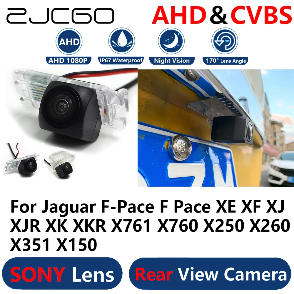 

AHD 1080P Parking Backup Reverse Rear view Camera For Jaguar F-Pace F Pace XE XF XJ XJR XK XKR X761 X760 X250 X260 X351 X150