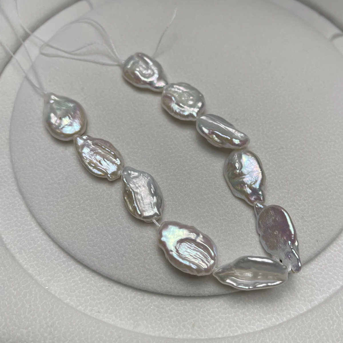Natural Freshwater Pearl Paroque Pearl 12x18mm For Jewelry Making DIY Necklace Earrings Bracelet Accessory Length 18cm