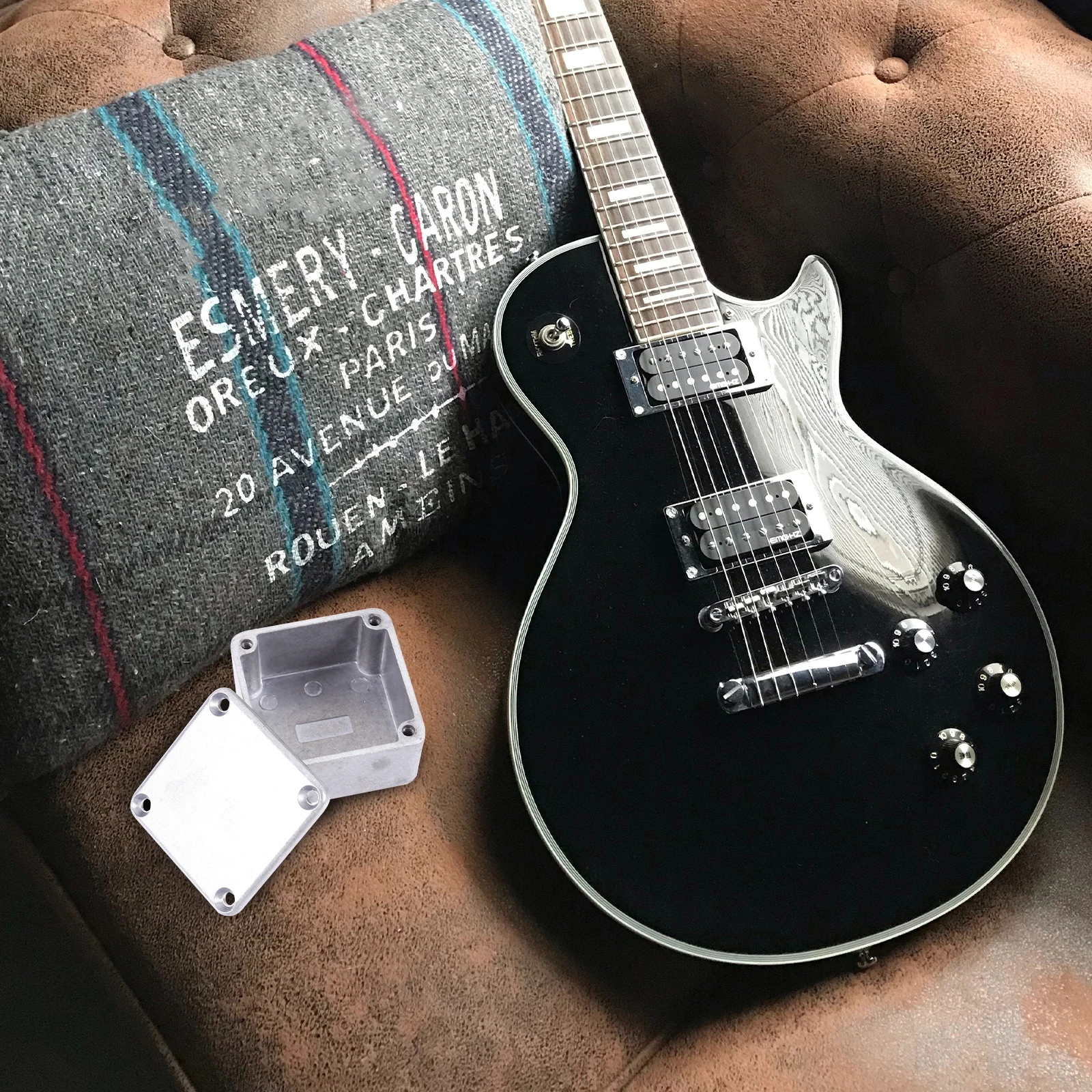 

Aluminum Effect Pedal Enclosures Anti Rust DIY Guitar Effect Accessory Box Cases Smooth Box Case Metal