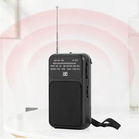 Portable Pocket AM FM Radio Battery Operated Pointer Radio with 3.5mm Headphone Jack Mini Radio Receiver for Senior Home Walking
