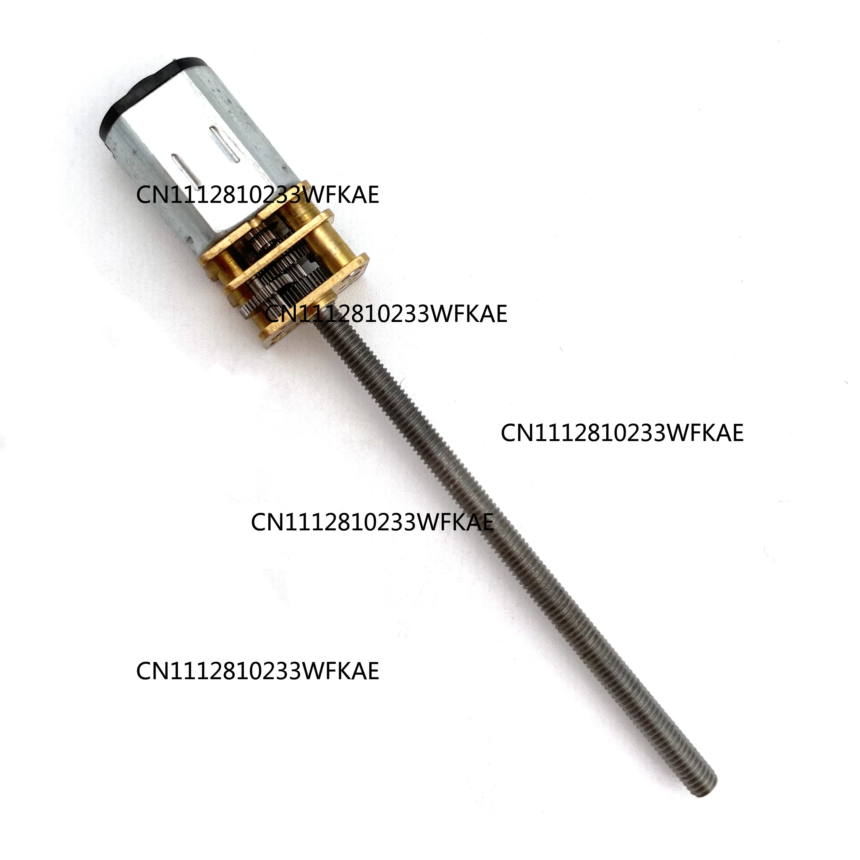 N20 Mini Micro Metal Gear Motor DC 3V 6V 12V M3 Screw Long Shaft Low Speed Reduction Gearbox Gear Motor Reducer Smart Car Motor