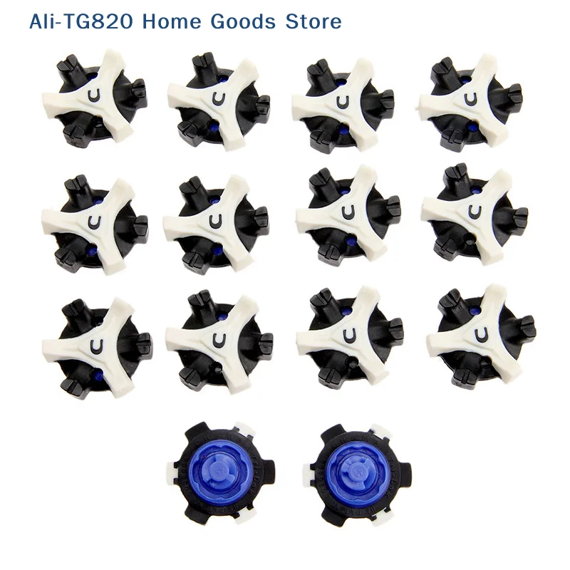 [TG820]14pcs Golf Spikes Anti Slip TPR Replacement Screw Studs Shoes Turn Pins Fast