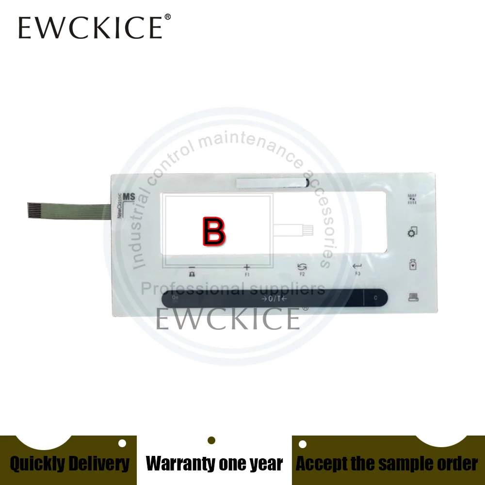 Imagem -03 - Teclado Plc Clássico Interruptor de Membrana Teclado Saldos Semi-micro Ms104s Ms204s Ms304s Hmi Ms204 Novo