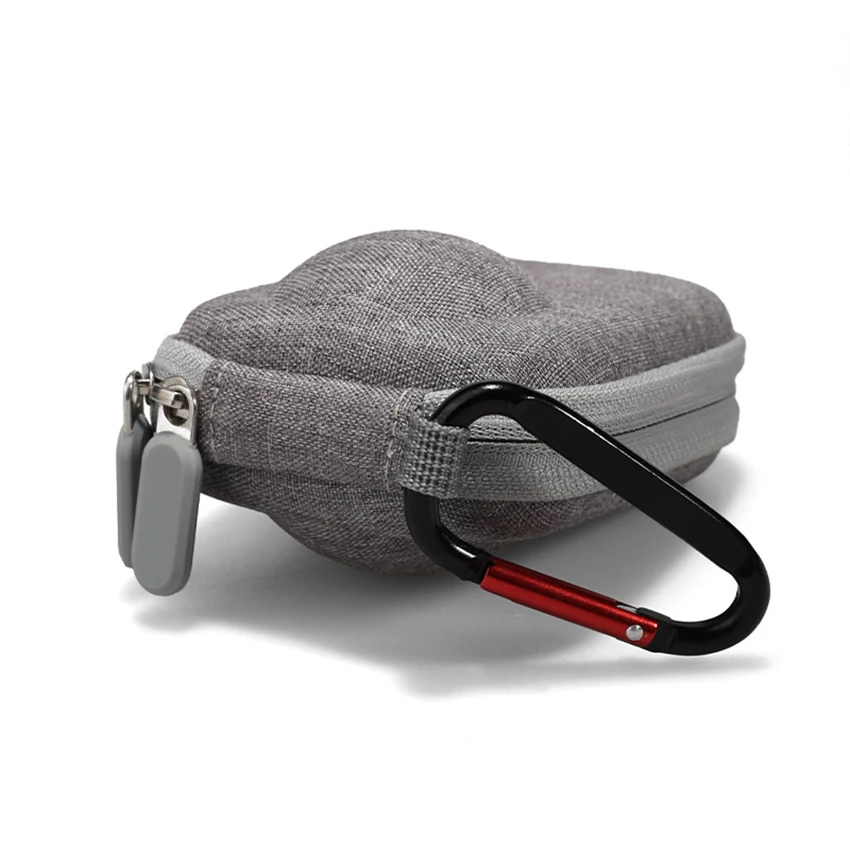 Mini Hardshell Storage Bag +Carabiner Portable Camera Protector Panoramic Action Camera Palm Bag for DJI Osmo 360 Accessories