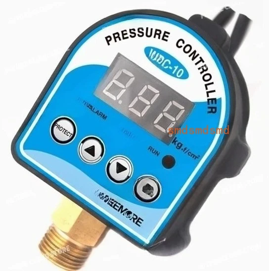 

WPC10 Digital Water Pressure Switch Digital Display, Controller Booster Pump with G1/2 "Adapter