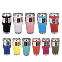 900ml 30oz Tumblers Stainless Steel Coffee Mug Vacuum Insulated Travel Mug Water Cups Double Wall Thermal Water Bottle with Lid
