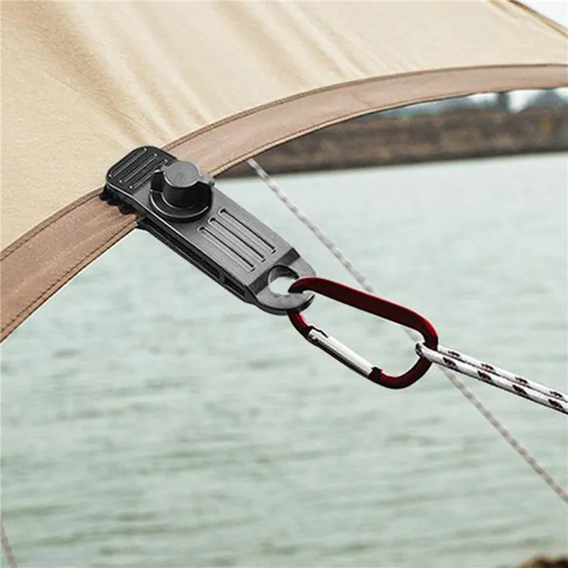 10pcs Fixed Lock Clip Multifunction Outdoor Camping Mountaineering Swimming Pool Cover Tarpaulin Clips Waterproof Windproof