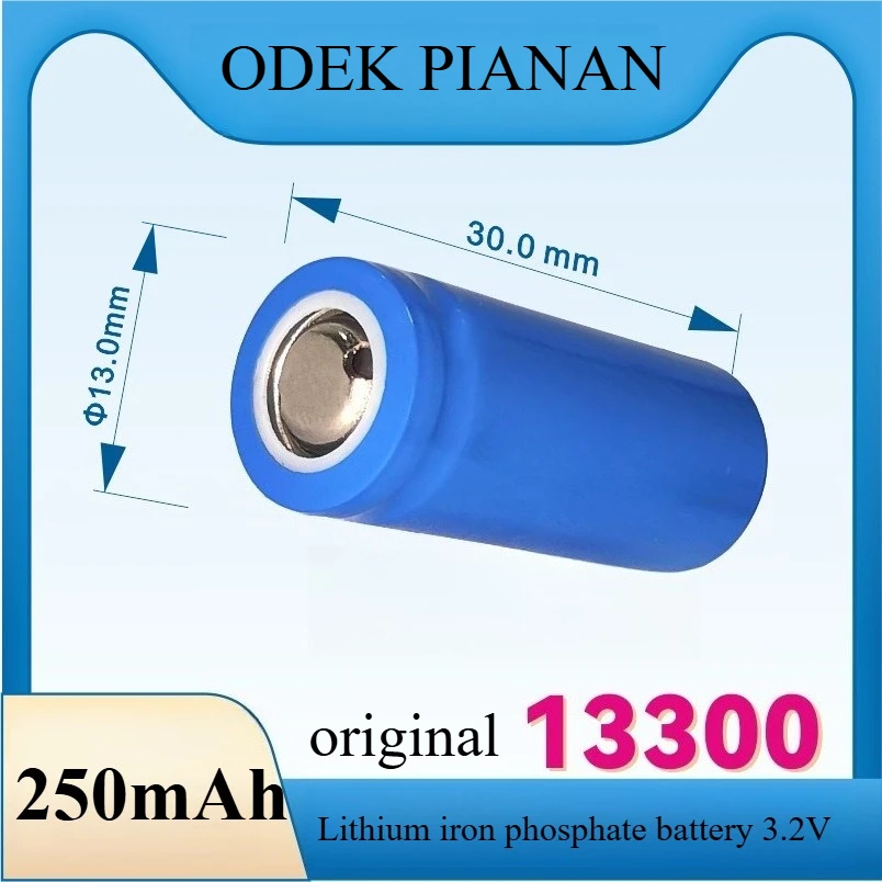 

2025 Brand New Original 250mAh 3.2V 13300 Lithium Iron Phosphate Battery Recording Pen Game Console Cordless Phone Electronic