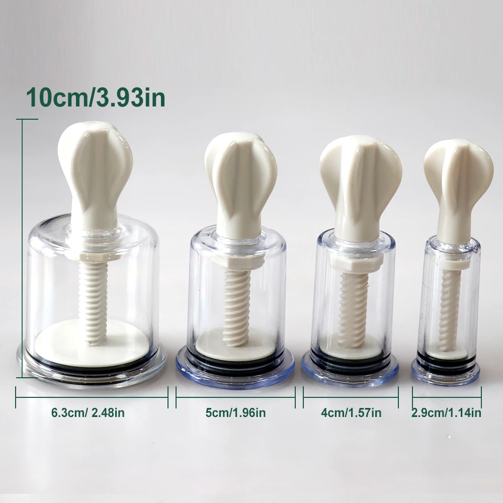 

Professional Cupping Medical Chinese Vacuum Body Massager Stimulation Vacuum Cupping Nipple Sucker Inverted Suction Enlarger Cup