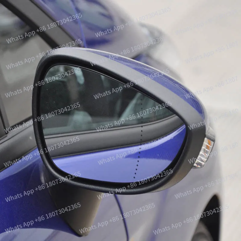 

Автомобильная правая боковая дверь, ветровое зеркало заднего вида, рамка для Ford Fiesta MK7 2009-2017