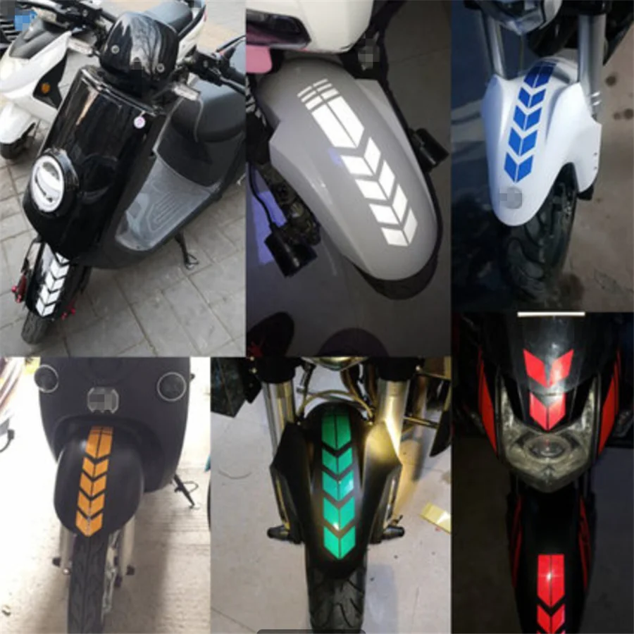 motorcycle fuel tank fender reflective strip sticker for Kawasaki KX250F KX450F KLX450R KLX125 KX65 KX80 85 KX125 KX250