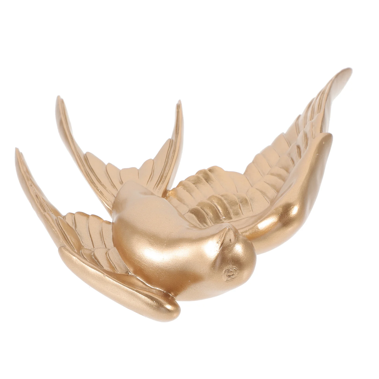 

Light Luxury Pendant Swallow Gold Goldendoodle Ornament Sculptures Resin Decorative Bird 3D