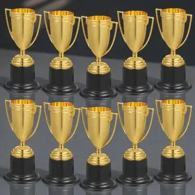 

24Pcs Small Trophy Victory Award for Soccer Football Golf Sports Competitions Winner Party Favors Halloween Trophies for Adults