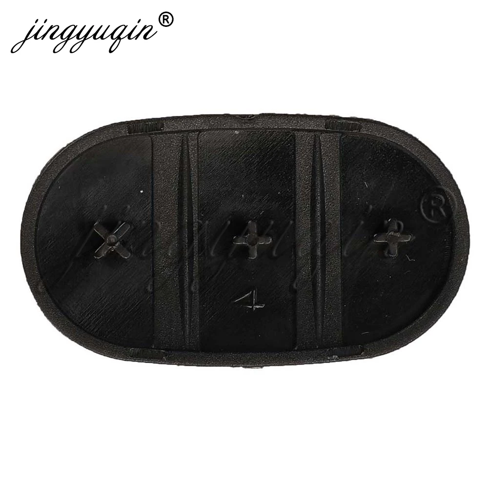 jingyuqin 5/10pcs Replacement Key Rubber Button Pad For Audi A1 A3 A4 A5 A6 A8 Q5 Q7 TT LINE RS Remote Fob Shell Case 2/3Buttons view 4