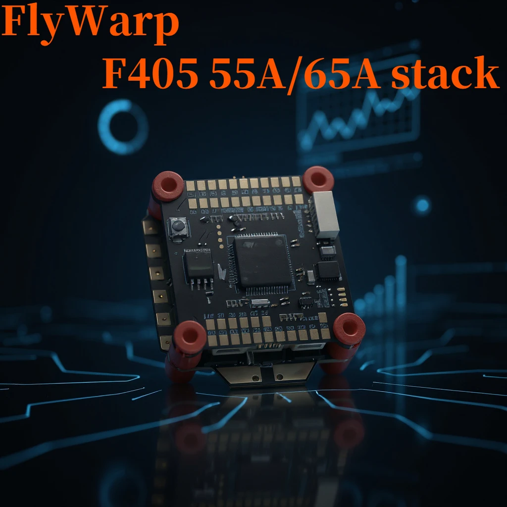 

Штаб контроллера полета FlyWarp F405 с регулятором скорости 55A 4в1, гироскопом ICM42688P, для гоночного дрона Betaflight iNAV, 30,5x30,5 мм, 6-8S FPV
