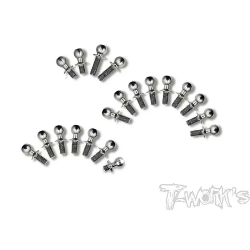 

Original T worksTP-099 64 Titanium Ball End Set (For Yokomo BD9/BD10/BD10 LC ) 20pcs. Professional Rc part