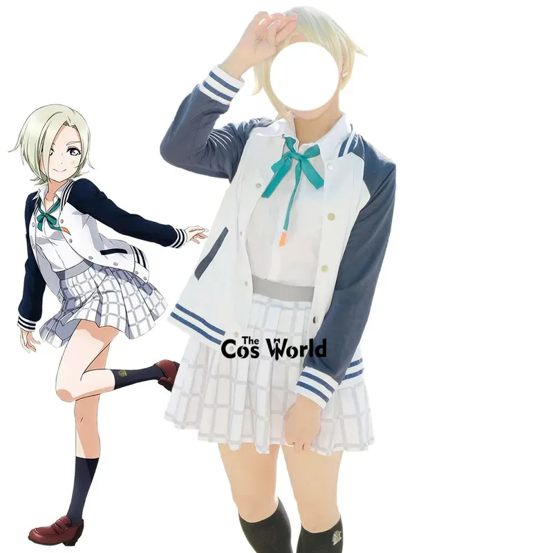 

Love Live Nijigasaki Mia Taylor Winter School Uniform Outfits Anime Customize Cosplay Costumes