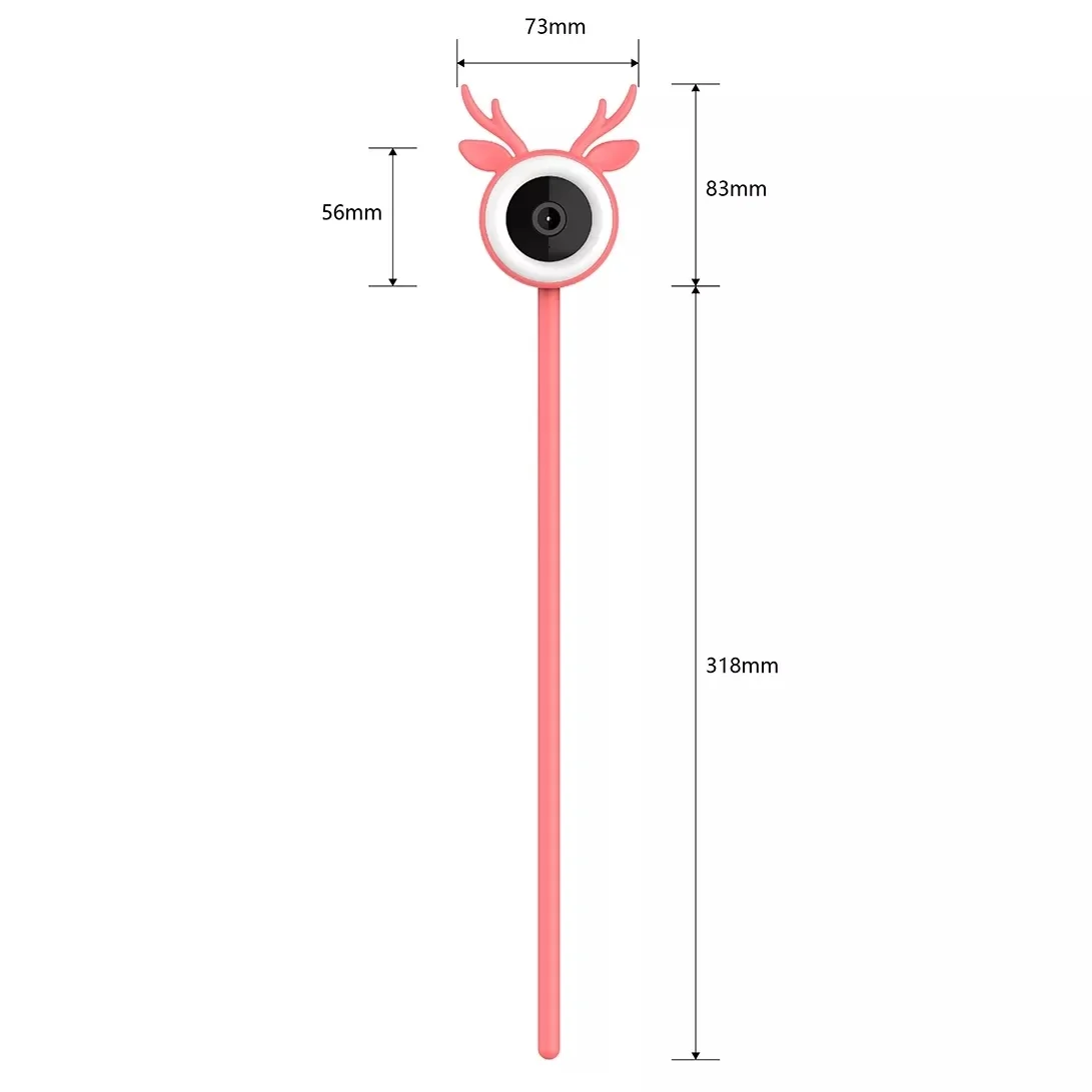 Smarthome-Mini caméra de surveillance IP sans fil Tuya Baby Monitor HD, caméra de sécurité, surveillance CCTV, WiFi, température, humidité