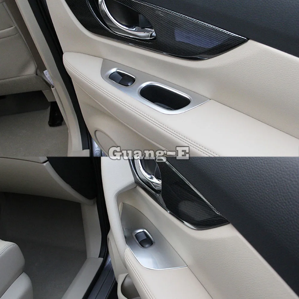 Cover Door Window Glass Panel Armrest Lift Switch Button Stick For Nissan X-Trail T32/Rogue 2014 2015 2016 2017 2018 2019 2020