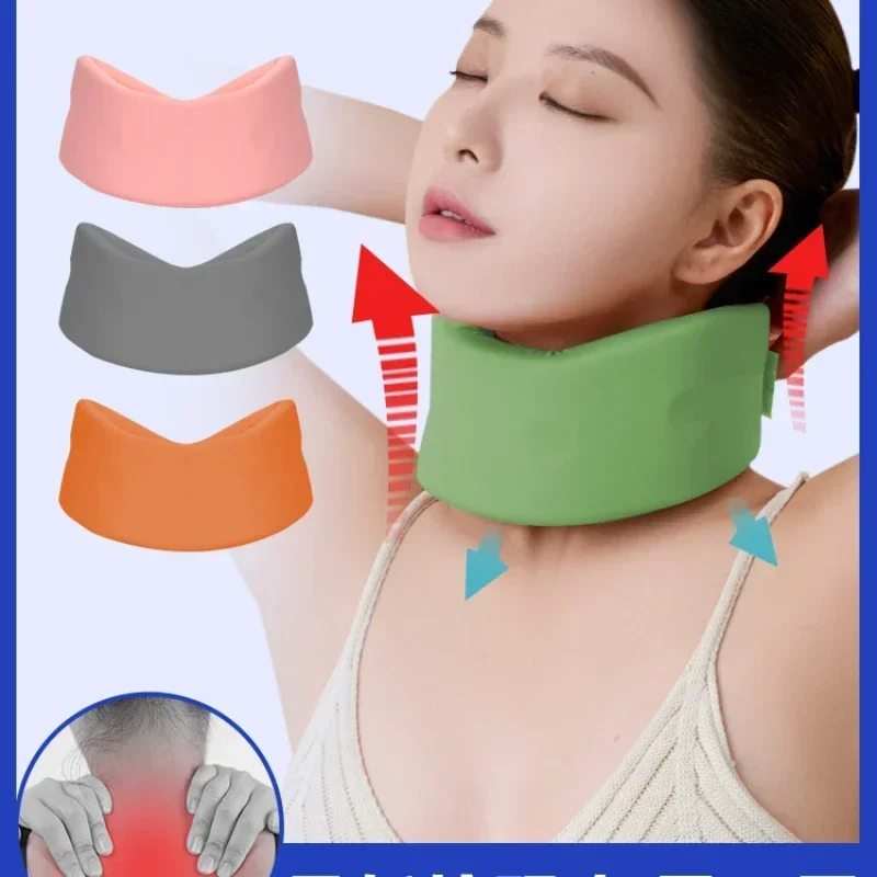 Cervical support and neck forward leaning fixator for household use