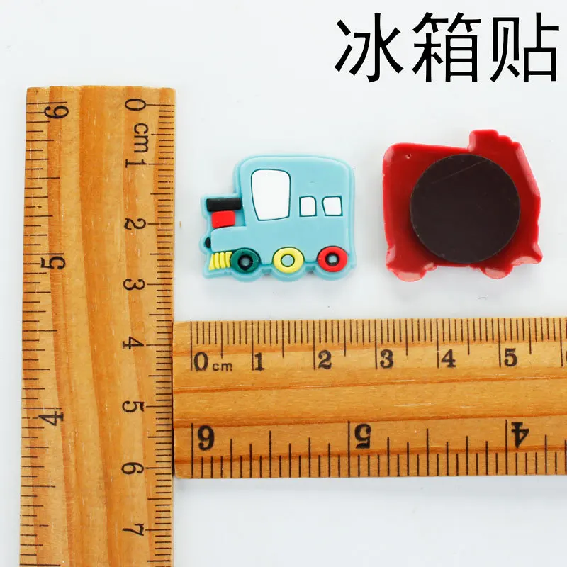 50Pcs/Lot Train Plane Car Drawing Board Mini Refrigerator Home Decoration Sticker Magnets Fridge Souvenir Whiteboard Magnets