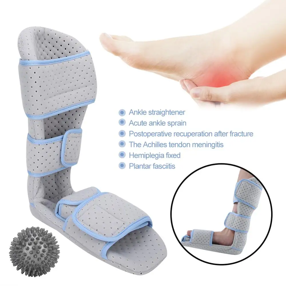 Rehabilitation Medical Orthopedic Walker Boot Foot Brace Splint Orthopedic Sprain BrokenToe Adjustable Fracture Walker Cast Boot