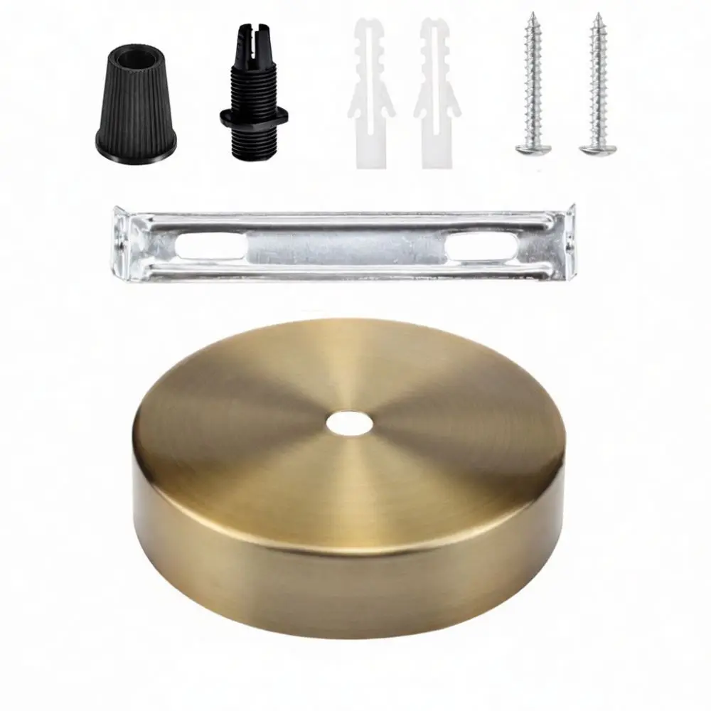 Replacement Ceiling Canopy Plate For Chandelier Lighting Fixture Durable Iron Base Mount Cover For DIY Lamp Parts