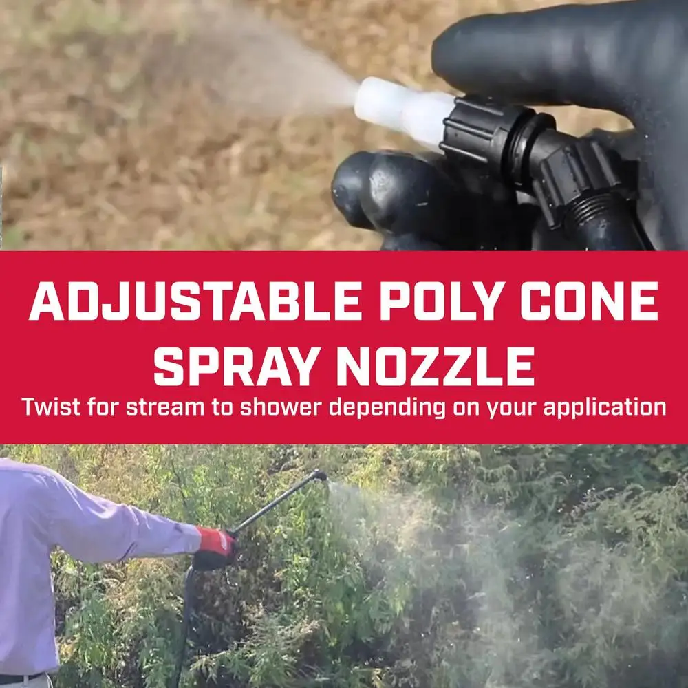 40-Gallon Agriculture Farming Tank Sprayer 2-Nozzle Boom 2.5 GPM Pump Chemical-Resistant Translucent Poly Tank Easy Mount