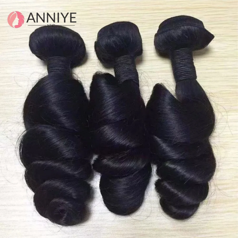 

10-30 Inchs Loose Wave Bundles Brazilian Human Hair Weave Bundles 1/3/4 Bundles Deal Top Quality Human Hair Extensions Wholeasle