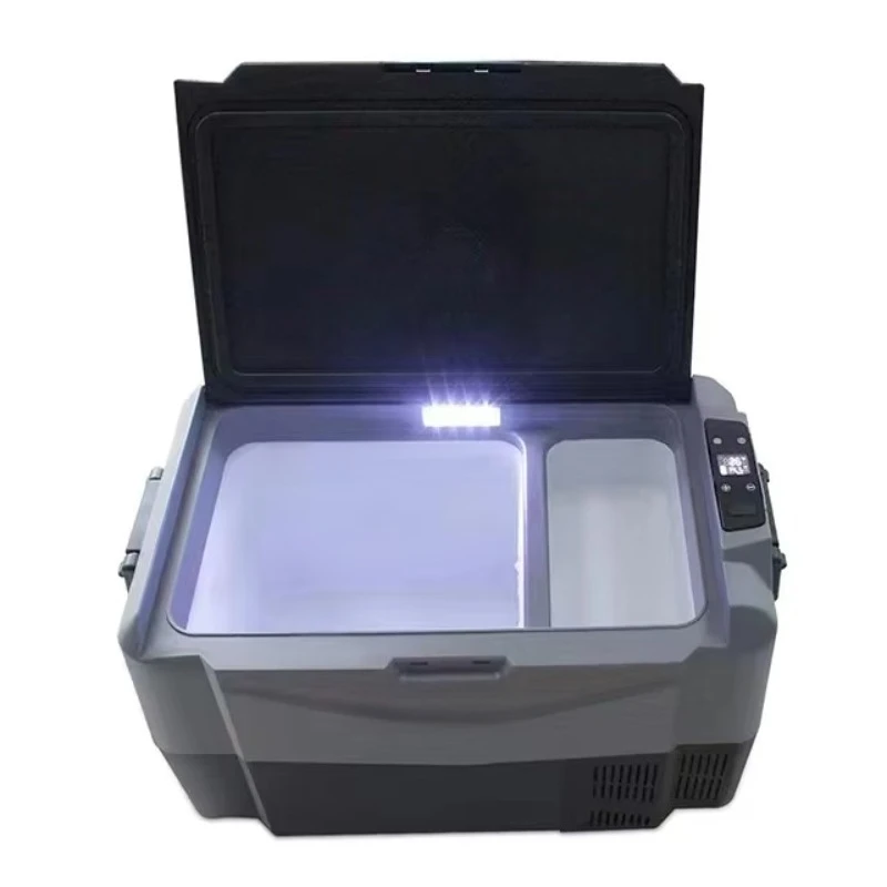 

DC 12V/24v Portable Car Refrigerator 35L Mini Electric Freezer OEM Camping Refrigerator with Travel Compressor