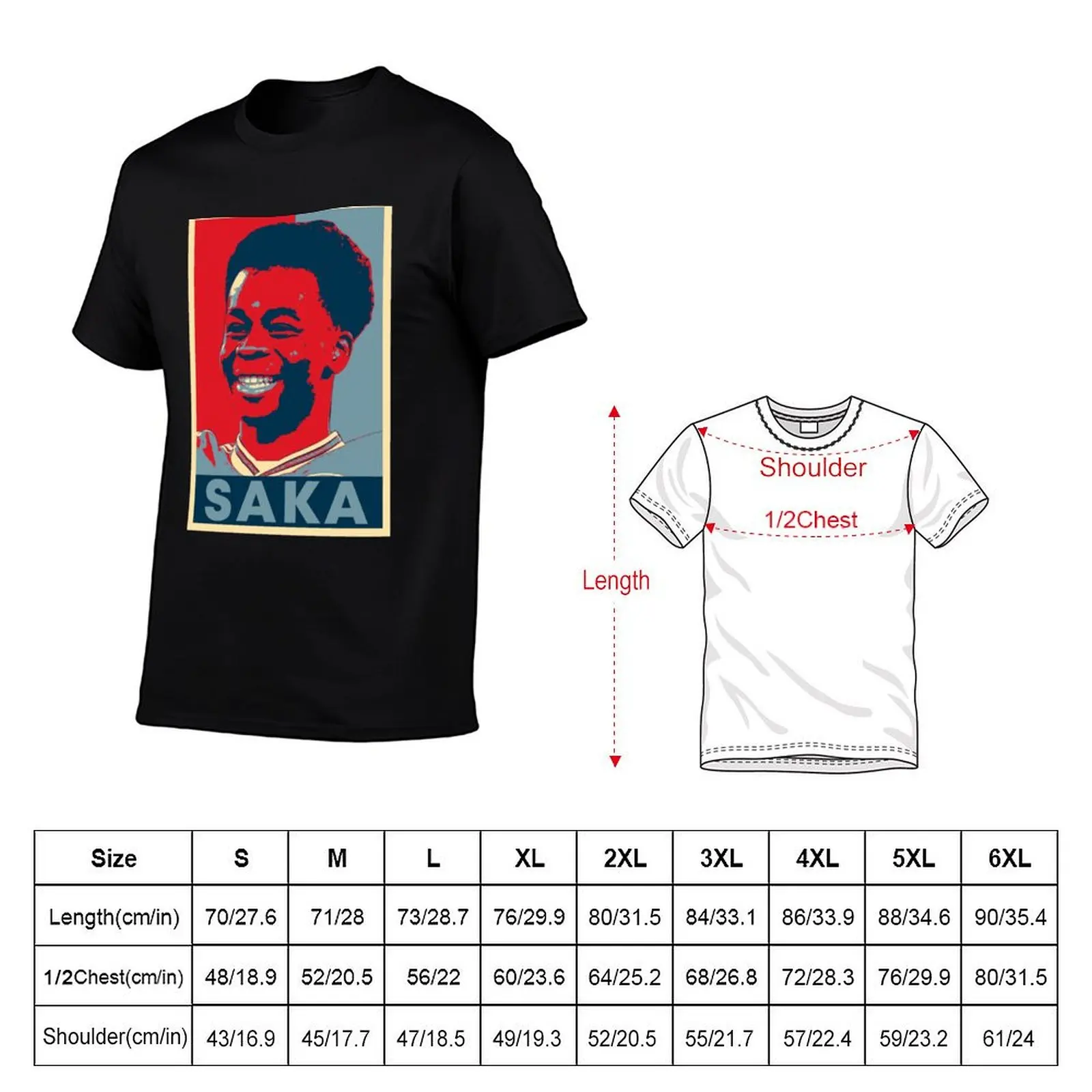 Bukayo Saka Hope Classic T-Shirt valentines clothes boys whites Personalized t-shirt anime shirt men clothing