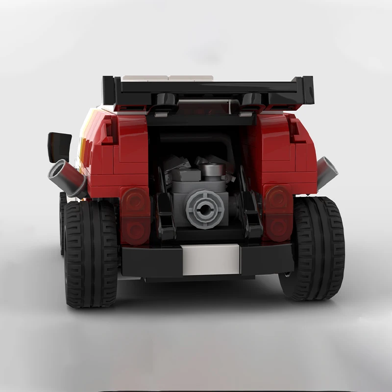 350 قطعة MOC 1982 Toyotaes HiAce مخصص "كارمين" مدينة أبطال سوبر سيارة اللبنات عيد ميلاد DIY بها بنفسك الكبار عيد الميلاد لعبة هدية