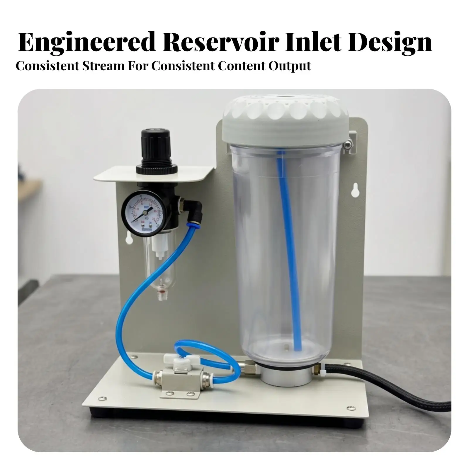 Small Sandblaster Jewelry Machine with 1000ml Barrel for Precious Metal Etching and Matte Finishing Tool