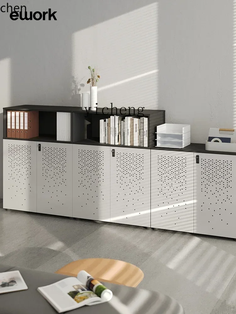 HT File Cabinet Iron Locker Storage with Lock Data Cabinet Document C Storage Low