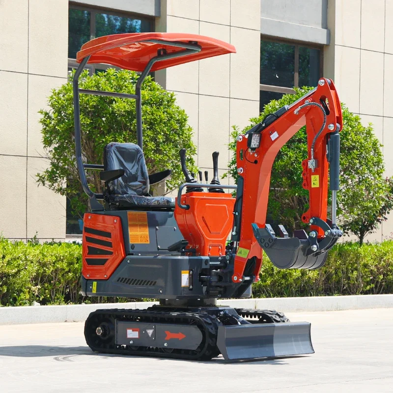 Mini excavadora China, de 1 tonelada Excavadora hidráulica, EPA, Europea 5, compacta, aprobación CE, personalización, venta al por mayor, envío gratis