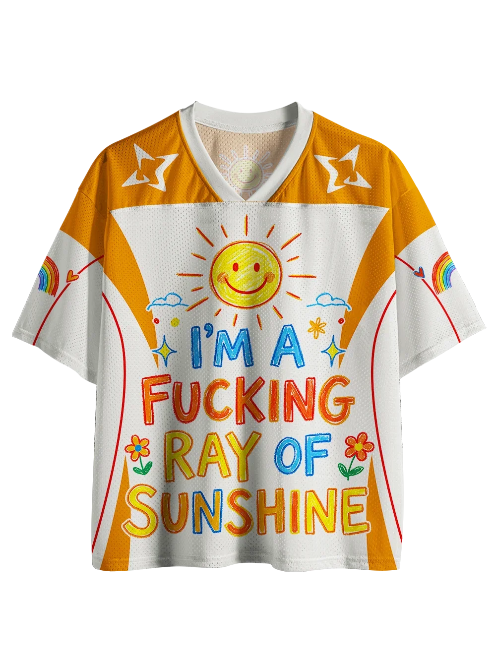Fashion Digital Double-sided Printed V-neck T-shirt Y2K Quick Drying Casual Outdoor Sports Halloween Party Graphic Jersey Tops