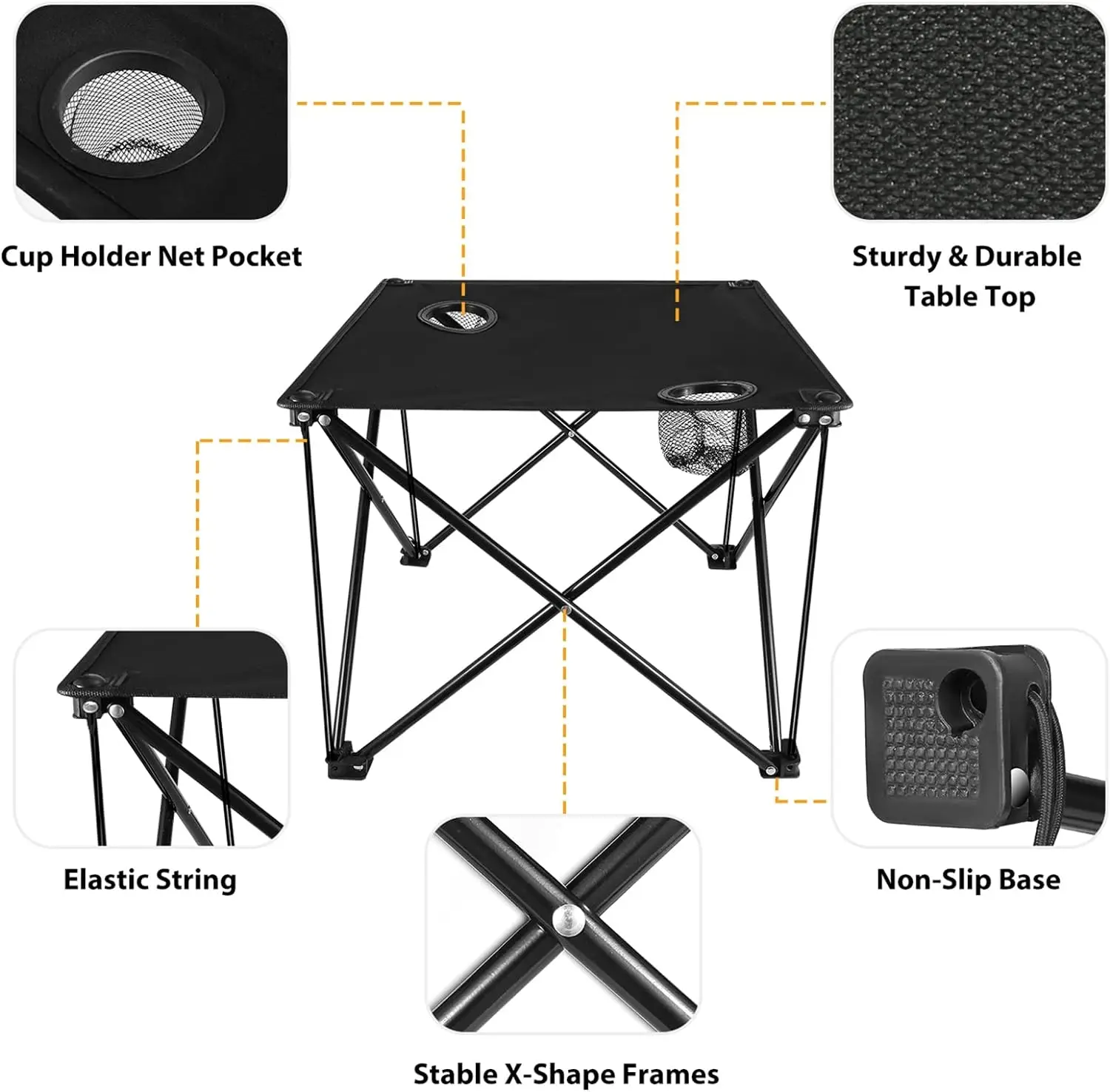 Portable Camping Table Folding Tourist Tables Camping Outdoor Ultralight Storage Tourist Desk for Traveling Picnicking BBQ 캠핑테이블