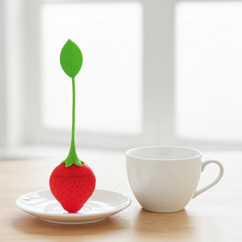 New Silicone Tea Infuser Teabag Kettle Loose Tea Leaf Strainer Ball Holder Herbal Spice Filter Teapot Gadgets Tea Brewing Device