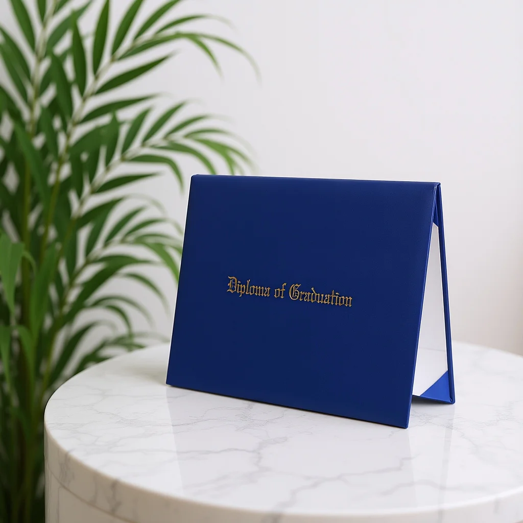 

Diploma Folder Grad Document Holder A4 Hard Cover Diploma Cover Certificate Holder for Graduation Awards Documents