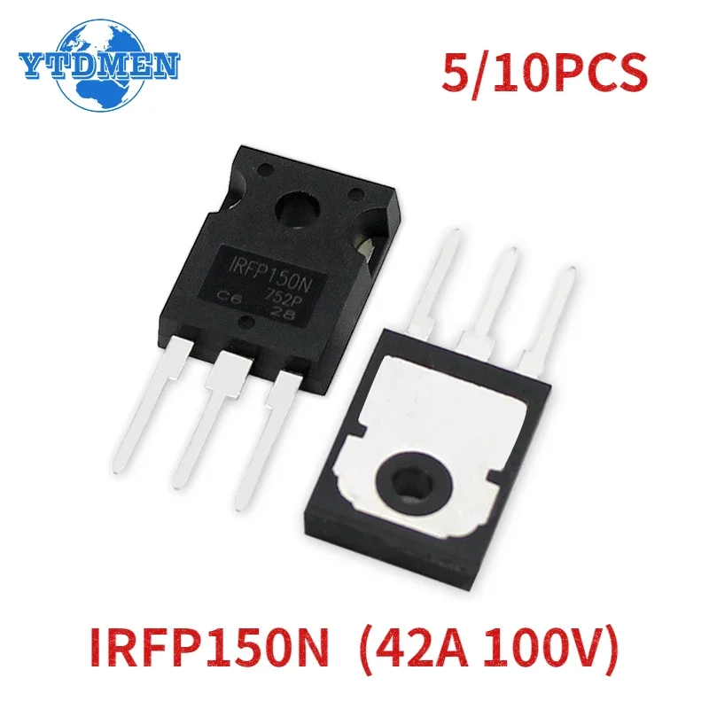 5/10pcs MOSFET Transistors IRFP150NPBF IRFP150N 42A 100V TO-247 Power MOS N-Channel Electronic Component TO247 Transistor Set