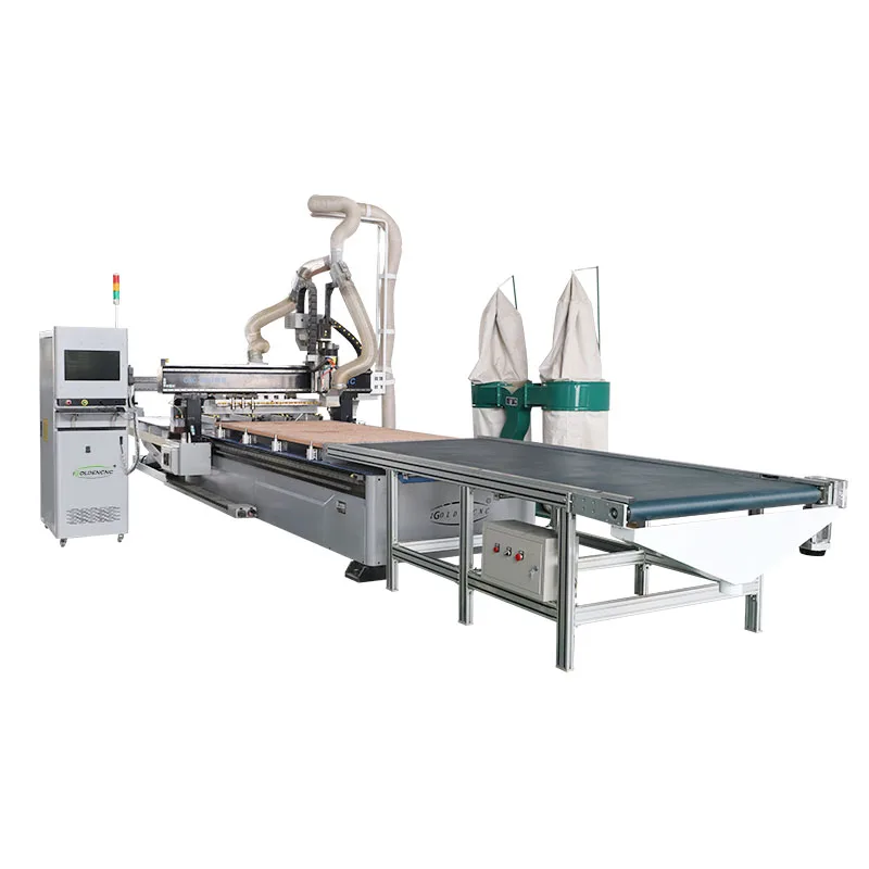 1530 Nesting Cnc Router Wood Wardrobe Milling Drilling Cutting Cnc Router With 5+4 Drilling Bits