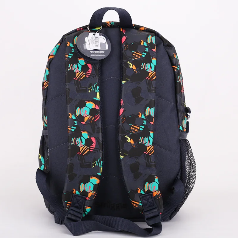 Australia Smiggle Original Children's Schoolbag Boys High Quality Colorful Football 16 Inch Fashion Hot Sale Bags Gift