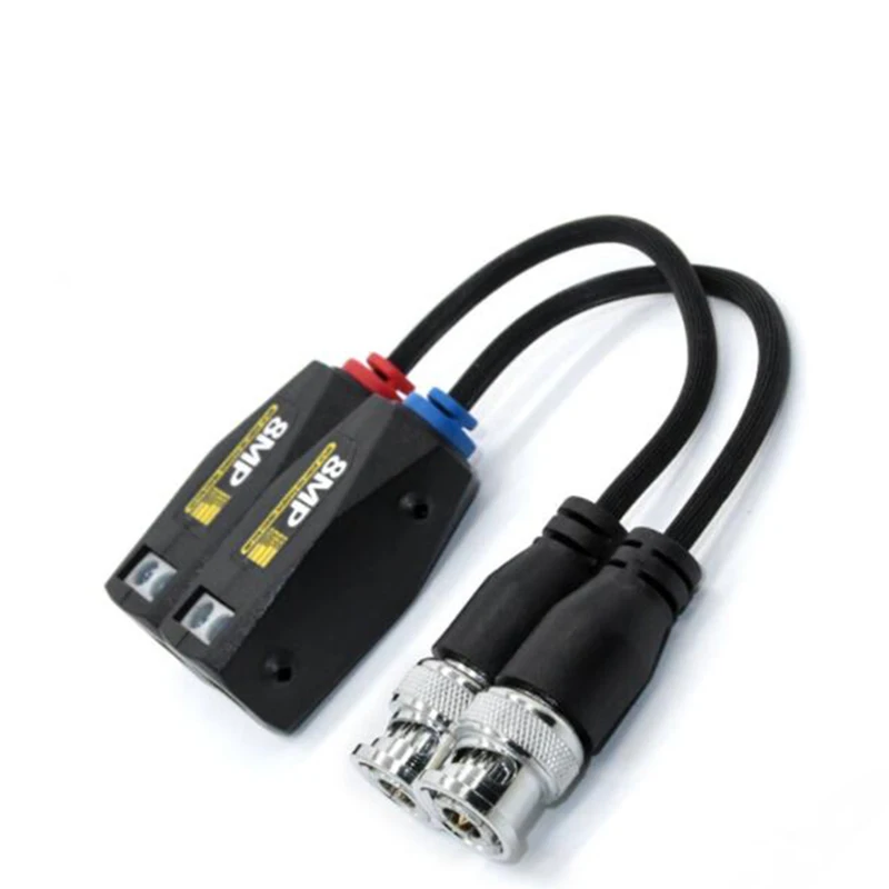 Balun Passieve Transceivers 8mp Ahd/Cvi/Tvi Twisted Bnc Cctv Video Utp Video Balun Voor Camera 'S