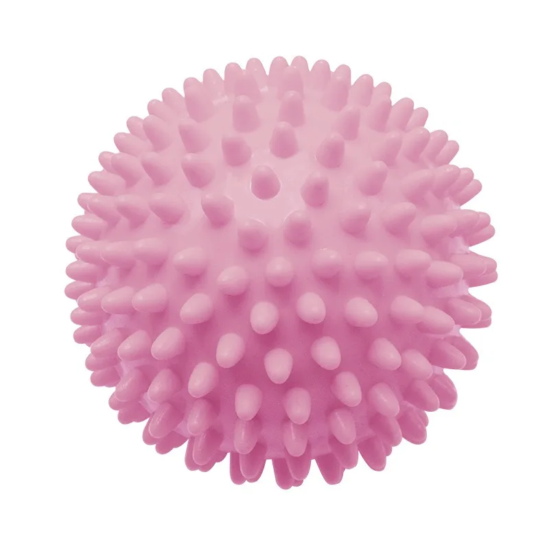 9CM Diameter Hollow Soft Spike Ball Hand Strength Recovery Exercise Massage Ball Yoga Fitness Spiky Massager Trigger Point